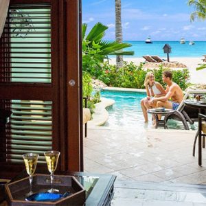 Beach Weddings Abroad Sandals Negril Swim Up Crystal Lagoon Beachfront One Bedroom Butler Suite 3