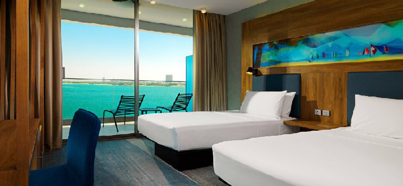 Luxury Dubai Holiday Packages Aloft Palm Jumeirah Dubai Aloft Seaview Room Twin