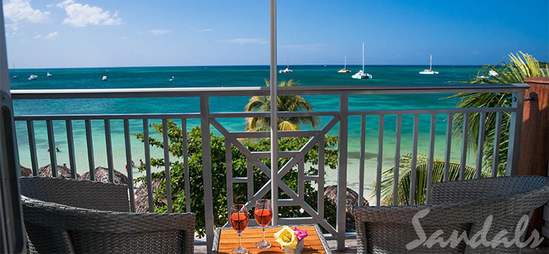 Luxury Jamaica Holiday Packages Sandals Negril Paradise Honeymoon Beachfront Grande Luxe Club Level Room 2