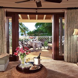 Sandra Negril Jamaica Honeymoon Millionaire Honeymoon Oceanview Penthouse One Bedroom Butler Suite Lounge