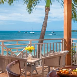 Sandra Negril Jamaica Honeymoon Paradise Honeymoon Beachfront Grande Luxe Club Level Room Balcony