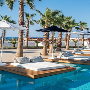 Luxury Greece Holiday Packages Stella Island Crete Cabana Pool Bar