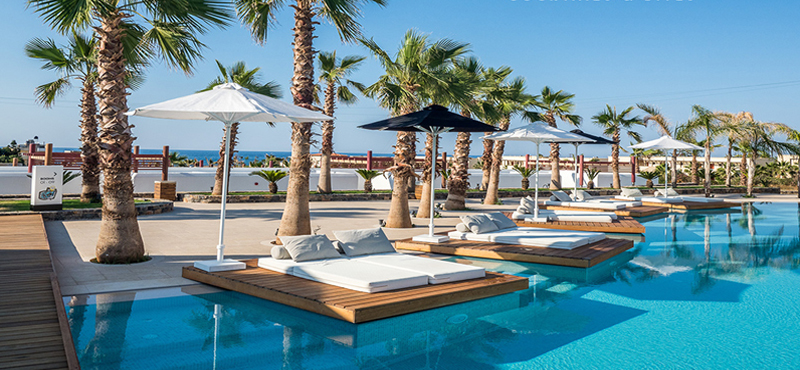 Luxury Greece Holiday Packages Stella Island Crete Cabana Pool Bar