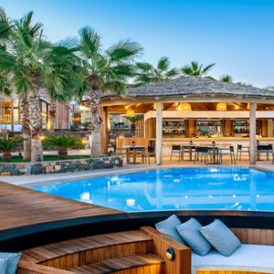 Luxury Greece Holiday Packages Stella Island Crete Cabana Pool Bar4