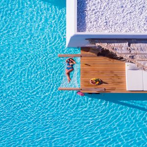 Luxury Greece Holiday Packages Stella Island Crete Pool Aerial View