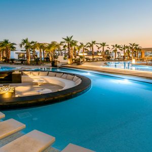 Luxury Greece Holiday Packages Stella Island Crete Pool At Night