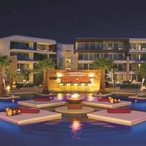 Luxury Mexico Holiday Packages Breathless Riviera Cancun Resort And Spa Exterior At Night