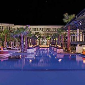 Luxury Mexico Holiday Packages Breathless Riviera Cancun Resort And Spa Pool At Night1