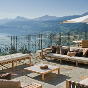 Luxury Switzerland Holiday Packages Hotel Villa Honegg The Terrace Lounge