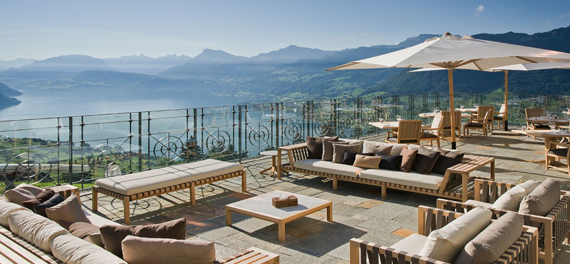 Luxury Switzerland Holiday Packages Hotel Villa Honegg The Terrace Lounge