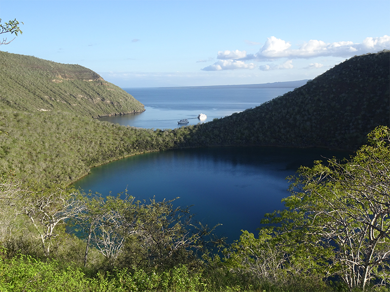 Luxury Galapagos Holiday Packages Darwin Lake