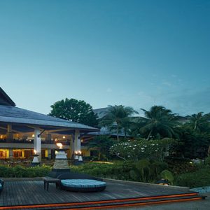 Luxury Malaysia Holiday Packages Shangri La Rasa Ria Resorts And Spa Coffee Terrace At Night