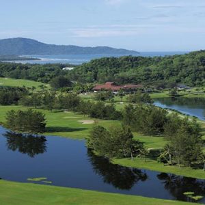 Luxury Malaysia Holiday Packages Shangri La Rasa Ria Resorts And Spa Daljit Bay Golf Course Aerial View