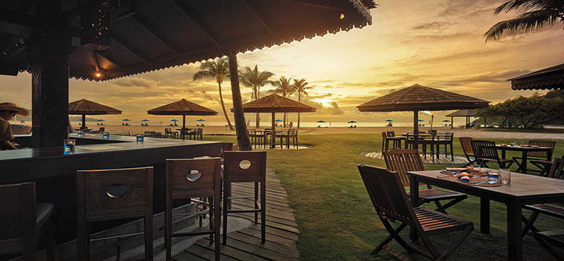 Luxury Malaysia Holiday Packages Shangri La Rasa Ria Resorts And Spa Sampan Bar
