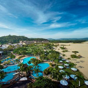 Luxury Malaysia Holiday Packages Shangri La Rasa Ria Resorts And Spa Aerial View5