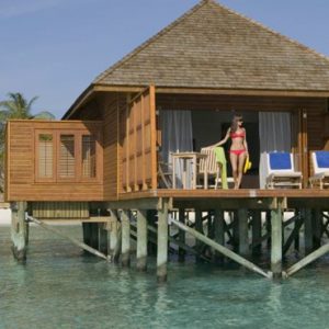 Veligandu Island Resort & Spa Luxury Maldives Holiday Packages Jacuzzi Water Villa Exterior