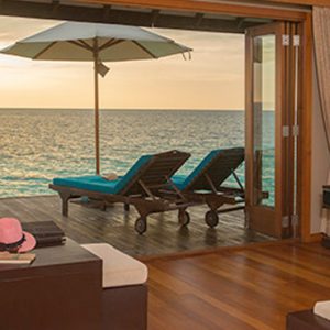 Veligandu Island Resort & Spa Luxury Maldives Holiday Packages Sunset Jacuzzi Water Villas 2