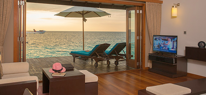 Veligandu Island Resort & Spa Luxury Maldives Holiday Packages Sunset Jacuzzi Water Villas 2