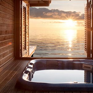 Veligandu Island Resort & Spa Luxury Maldives Holiday Packages Sunset Jacuzzi Water Villas 5