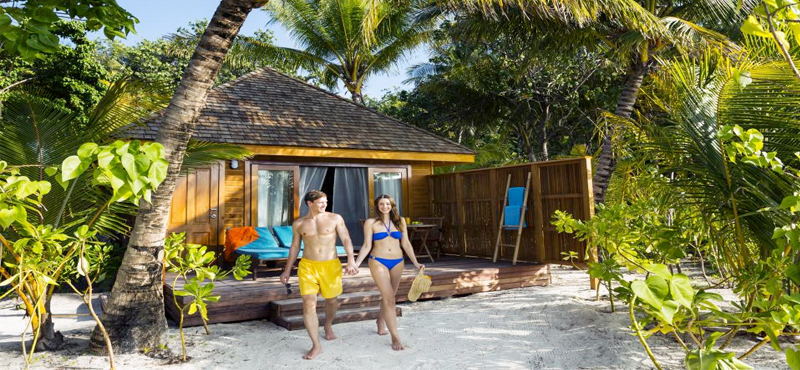 Veligandu Island Resort & Spa Luxury Maldives Holiday Packages Beach Villa Exterior