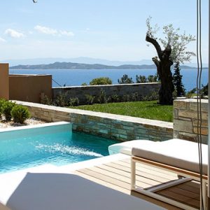 Greece Luxury Greece Holiday Packages Eagles Villas Greece Junior Pool Villa With Private Garden