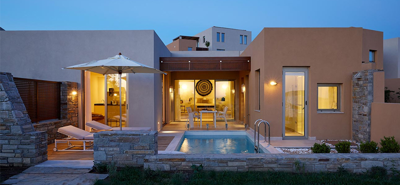 Greece Luxury Greece Holiday Packages Eagles Villas Greece Ocean One Bedroom Pool Villa With Private Garden
