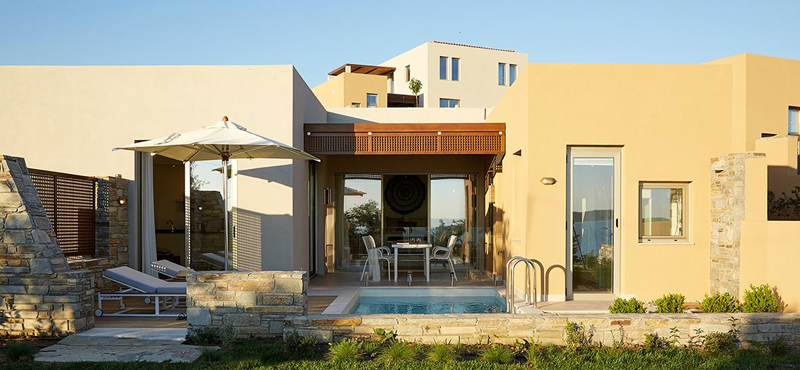 Greece Luxury Greece Holiday Packages Eagles Villas Greece Ocean One Bedroom Pool Villa With Private Garden 2