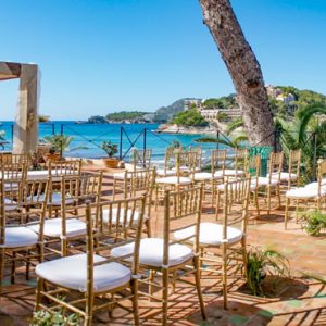Luxury Spain Holiday Packages Secrets Mallorca Villamil Resort & Spa Beach Weddings Setup1