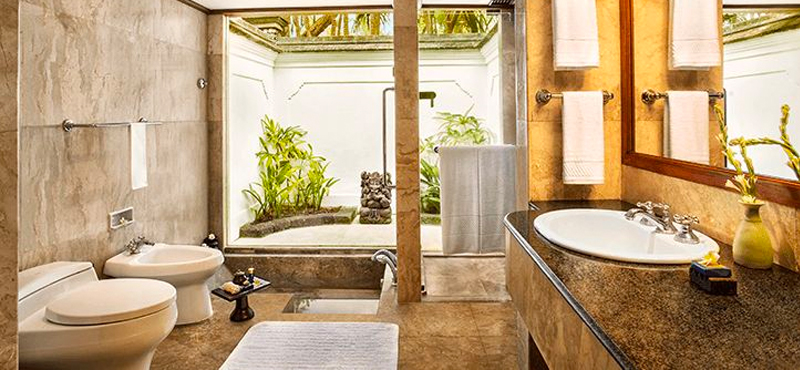Luxury Bali Holiday Packages The Oberoi Bali Lanai Ocean View Room Bathroom