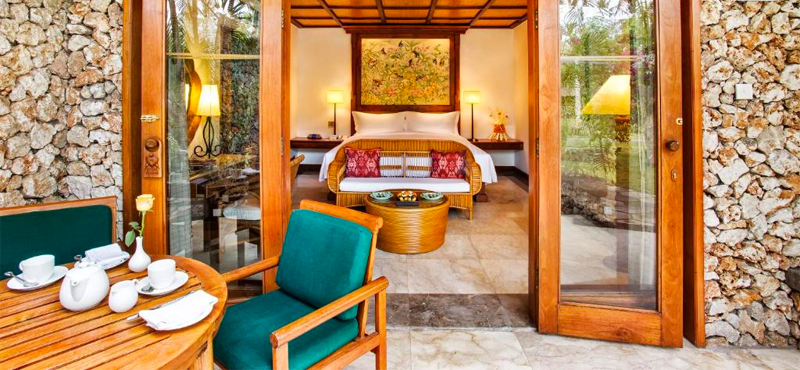 Luxury Bali Holiday Packages The Oberoi Bali Lanai Ocean View Room Bedroom Porch