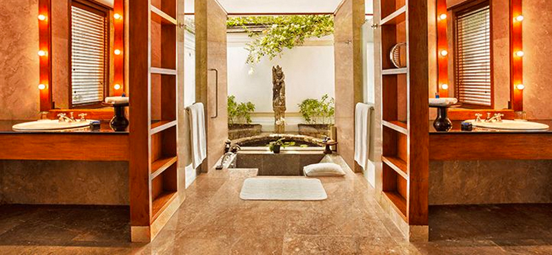 Luxury Bali Holiday Packages The Oberoi Bali Luxury Villa With Garden View Bathroom