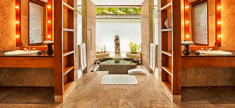 Luxury Bali Holiday Packages The Oberoi Bali Luxury Villa With Ocean View Bathroom