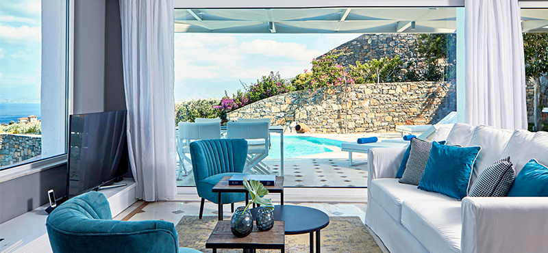 Luxury Greece Holiday Packages Elounda Gulf Villas Mediterranean Pool Villas Image 2