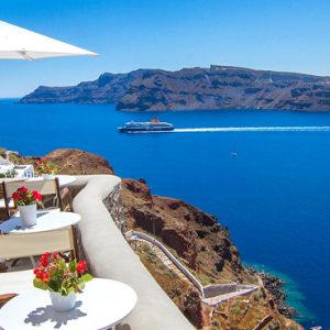 Luxury Greece Holiday Packages Oia Mare Villas Balcony View 2