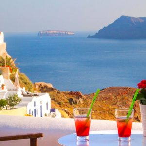 Luxury Greece Holiday Packages Oia Mare Villas Cave Superior Studio With Hot Tub Balcony