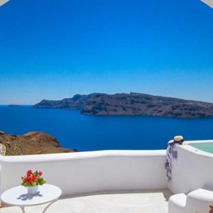 Luxury Greece Holiday Packages Oia Mare Villas Honeymoon Cave Suite With Hot Tub 6