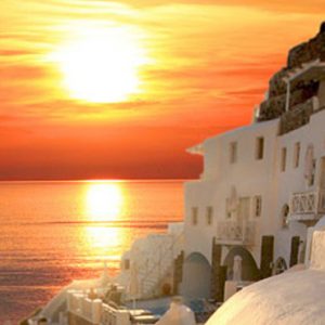 Luxury Greece Holiday Packages Oia Mare Villas Sun Set