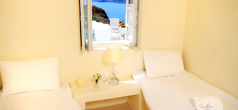 Luxury Greece Holiday Packages Oia Mare Villas Two Bedroom Cave Suite Bedroom