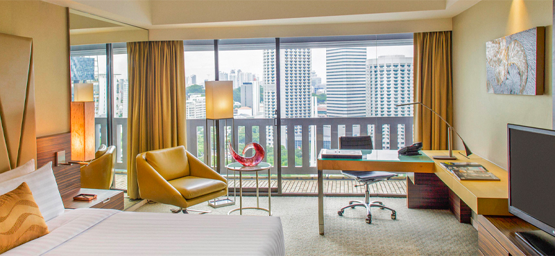 Luxury Singapore Holiday Packages PARKROYAL On Marina Bay Deluxe Suite Bedroom