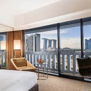 Luxury Singapore Holiday Packages PARKROYAL On Marina Bay Premier Marina Bay View Room Bedroom