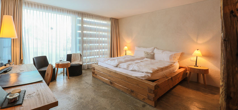 Luxury Switzerland Holiday Packages Guarda Val Farmer Room Bedroom