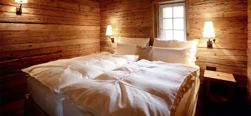 Luxury Switzerland Holiday Packages Guarda Val Mountain Pasture Room Bedroom