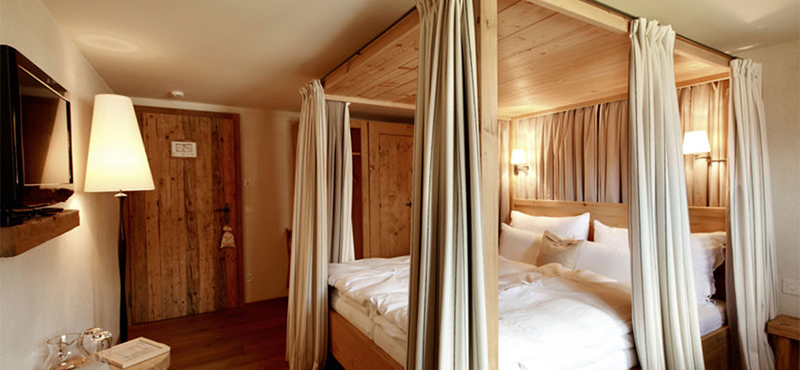 Luxury Switzerland Holiday Packages Guarda Val Shepherd Room Bedroom 2