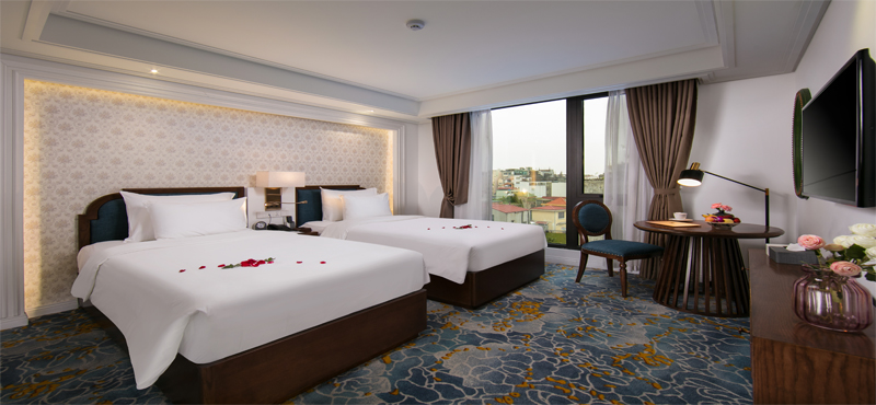 Luxury Vietnam Holiday Packages The Oriental Jade Hotel Sapphire Old Quarter View Room
