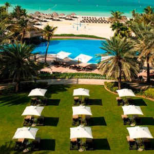 Luxury Dubai Holidays Le Meridien Mina Seyahi Aerial View