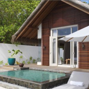 Luxury Maldives Holidays Fairmont Maldives Sirru Fen Fushi Beach Sunrise Villa