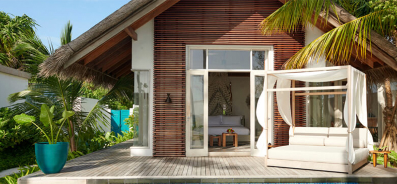 Luxury Maldives Holidays Fairmont Maldives Sirru Fen Fushi Beach Sunset Villa