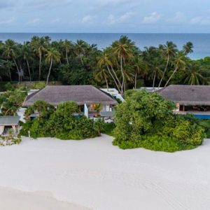 Luxury Maldives Holidays Fairmont Maldives Sirru Fen Fushi Beach Villa Exterior