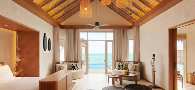 Luxury Maldives Holidays Fairmont Maldives Sirru Fen Fushi Grand Water Sunset Villa
