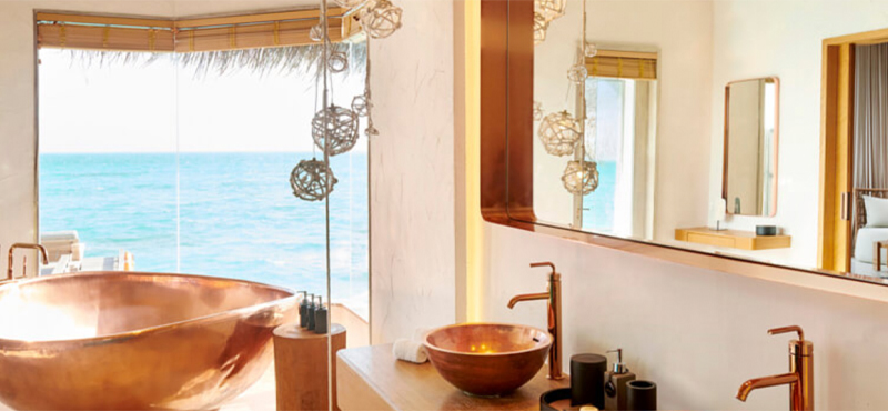 Luxury Maldives Holidays Fairmont Maldives Sirru Fen Fushi Grand Water Sunset Villa 1